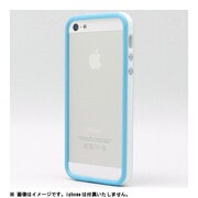EdgeBand5S-005 [iPhone 5s/5用 EdgeBand バンパー Blue Rim White]