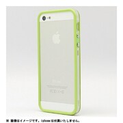 EdgeBand5S-013 [iPhone 5s/5用 EdgeBand バンパー Green Rim Clear]