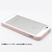 EdgeBand5S-028 [iPhone 5s/5用 EdgeBand バンパー White Rim baby Pink]