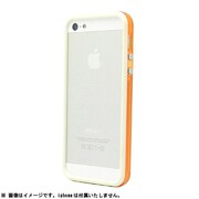 EdgeBand5S-035 [iPhone 5s/5用 EdgeBand バンパー White Rim ClearOrange]