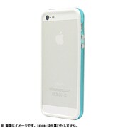 EdgeBand5S-037 [iPhone 5s/5用 EdgeBand バンパー White Rim ClearBlue]