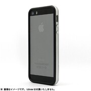 EdgeBand5S-040 [iPhone 5s/5用 EdgeBand バンパー Silver with BlackRim]