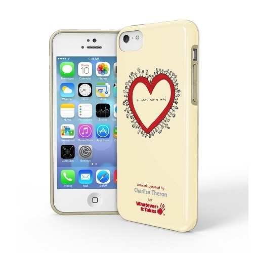 WIT-I5C-GCT01 [iPhone 5c用 プレミアムジェルシェルケース (Charlize Theron)]