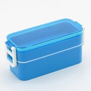 日々の生活オタスケタイ お弁当箱2段 ブルー HR-6583
