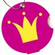 ラゲージタグ [addtag　P124　CROWN　PINK]