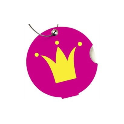 ラゲージタグ [addtag　P124　CROWN　PINK]
