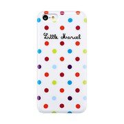 LMIP5C007 [iPhone 5C用ケース Noir Pois Blanc glossy finish]
