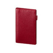 2014年 キーワード システム手帳 ポケットサイズ スリムダイアリー ワイン 14JWP23Z