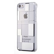 TR-PCIP13L-BL [iPhone 5C用 フローティングパターンカバーセット（ブロック）]