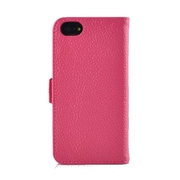 SW-LT1101-PK [Leather Case 本革二つ折り横開きタイプ(iPhone5/5S用) ピンク]