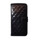 SW-LT1104-BK [Leather Case エナメルキルティング二つ折り横開きタイプ(iPhone5/5S用) ブラック]