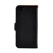 SW-LT1201-BK [Leather Case 本革二つ折り横開きタイプ(iPhone5C用) ブラック]