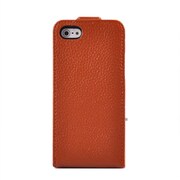 SW-LT1202-BR [Leather Case 本革二つ折り縦開きタイプ(iPhone5C用) ブラウン]