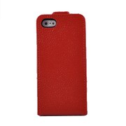 SW-LT1202-RE [Leather Case 本革二つ折り縦開きタイプ(iPhone5C用) レッド]