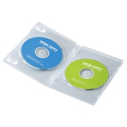 DVDトールケース(2枚収納) 10枚パック クリア DVD-TN2-10C