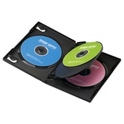 DVDトールケース(4枚収納) 10枚パック ブラック DVD-TN4-10BK