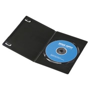スリムDVDトールケース(1枚収納) 30枚パック ブラック DVD-TU1-30BK