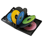 DVDトールケース(8枚収納) 3枚パック ブラック DVD-TW8-03BK