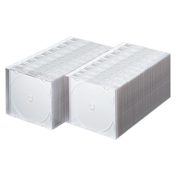 ヨドバシ Com サンワサプライ Sanwa Supply Fcd Pu100mw Dvd Cdケース 1枚収納 100枚セット マットホワイト 通販 全品無料配達