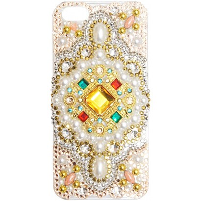 ヴィクトリア IPHONE5 [iPhone5sケース スワロフスキー　デコケース]