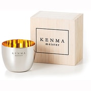 KM-006 [研磨マイスター ステンレスぐい呑み 100mL 木箱入]