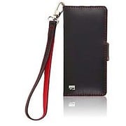 CP13004-LFBR [iPhone 5C専用 Stitch Line Leather Case for iPhone 5C レザーケース ブラック/レッド]