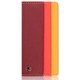 CP13004-LFRO [iPhone 5C専用 Stitch Line Leather Case for iPhone 5C レザーケース レッド/オレンジ]
