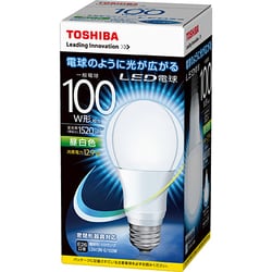 ヨドバシ.com - 東芝 TOSHIBA LED電球 E26口金 昼白色 1520lm 密閉器具対応 E-CORE（イー・コア） LDA13N-G/ 100W 通販【全品無料配達】