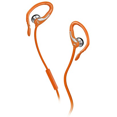 PUMA PRO PERFORMANCE 耳かけ型インナーイヤーヘッドホン オレンジ PMAD6007-ORG