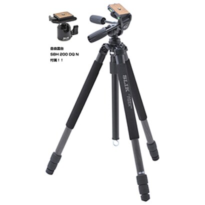 カーボン三脚 3段 カーボンマスター 823 PRO N ＋ 自由雲台 SBH-200 DQ N カーボンマスター 823 PRO N 記念キット