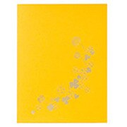 フォトマウントカード 2L 縦 イエロー
