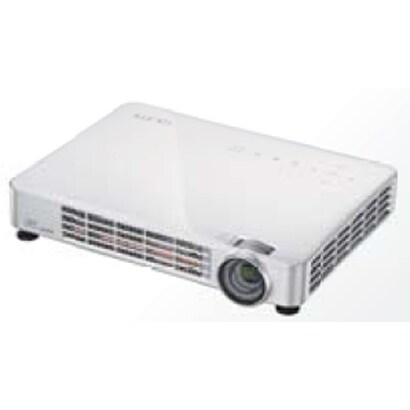 ブルーレイ3D LEDモバイルプロジェクター 800ルーメン WXGA Wi-Fi接続対応 ホワイト Q7-WT