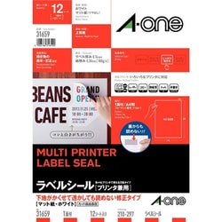 ヨドバシ.com - エーワン A-one ラベルシール［プリンタ兼用