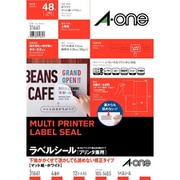 ラベルシール［プリンタ兼用］下地がかくせて透かしても読めない修正タイプ A4 4面 12シート入 31661