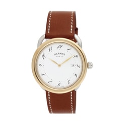 エルメス HERMES メンズ 時計 ARCEAU アルソー ジドウマキ ブラウン AR4.910.435.MHA 時計 腕時計 高級腕時計 ブランド エルメス HERMES アルソー AR4 810 メンズ 腕時計 デイト グレー