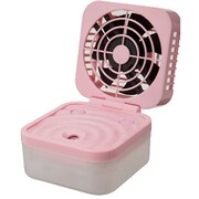 加湿器 超音波式 ファン付き ピンク CLV-262-PK