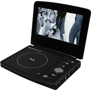 7インチポータブルDVDプレーヤー ブラック ADP-703CK