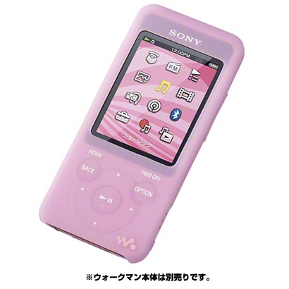 NW-S10/S780/E080シリーズ専用シリコンケース ライトピンク CKM-NWS780 PI