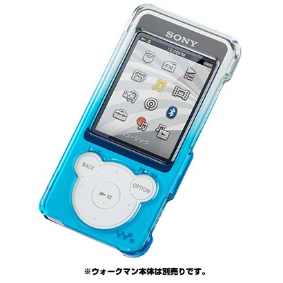 NW-S10/S780/E080シリーズ専用クリアケース ブルー CKH-NWS780 L