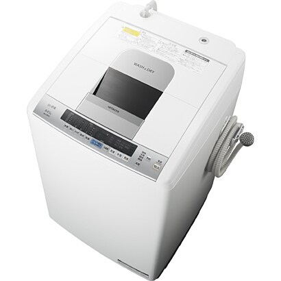 たて型洗濯乾燥機（8.0kg） 白い約束 シルバー NW-D8SX-S