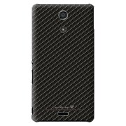 SO-04E-YCM2P0016-78 [オリジナルデザイン docomo SO-04E Xperia A用ケース 【ブラックカーボンパターン】]