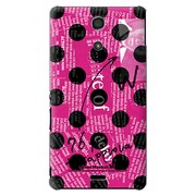SO-04E-YCM2P0033-78 [オリジナルデザイン docomo SO-04E Xperia A用ケース 【News-paper-Dot ピンク】]