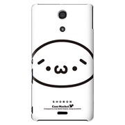 SO-04E-YCM2P0034-78 [オリジナルデザイン docomo SO-04E Xperia A用ケース 【しょぼーん(´・ω・`)】]