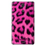 SO-04E-YCM2P0037-78 [オリジナルデザイン docomo SO-04E Xperia A用ケース 【ヒョウ柄 リッチ ピンク】]