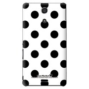 SO-04E-YCM2P0041-78 [オリジナルデザイン docomo SO-04E Xperia A用ケース 【Dot Pattern クラシック ホワイト】]