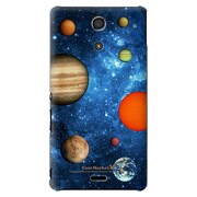 SO-04E-YCM2P0047-78 [オリジナルデザイン docomo SO-04E Xperia A用ケース 【スペースプラネット ブルー】]