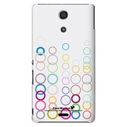 SO-04E-YCM2P0058-78 [オリジナルデザイン docomo SO-04E Xperia A用ケース 【ColorRing コレクション グレー】]