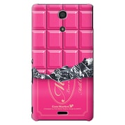 SO-04E-YCM2P0069-78 [オリジナルデザイン docomo SO-04E Xperia A用ケース 【板チョココレクション ストロベリー】]
