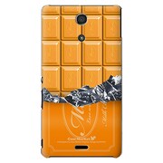 SO-04E-YCM2P0070-78 [オリジナルデザイン docomo SO-04E Xperia A用ケース 【板チョココレクション メロン】]