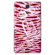 SO-04E-YCM2P0083-78 [オリジナルデザイン docomo SO-04E Xperia A用ケース 【ゼブラ柄 ピンク】]